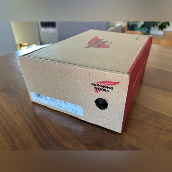 Red Wing Men's Classic Moc 6-Inch Boot in Brown Leather 875 Size 10 Brand New - Picture 2 of 13